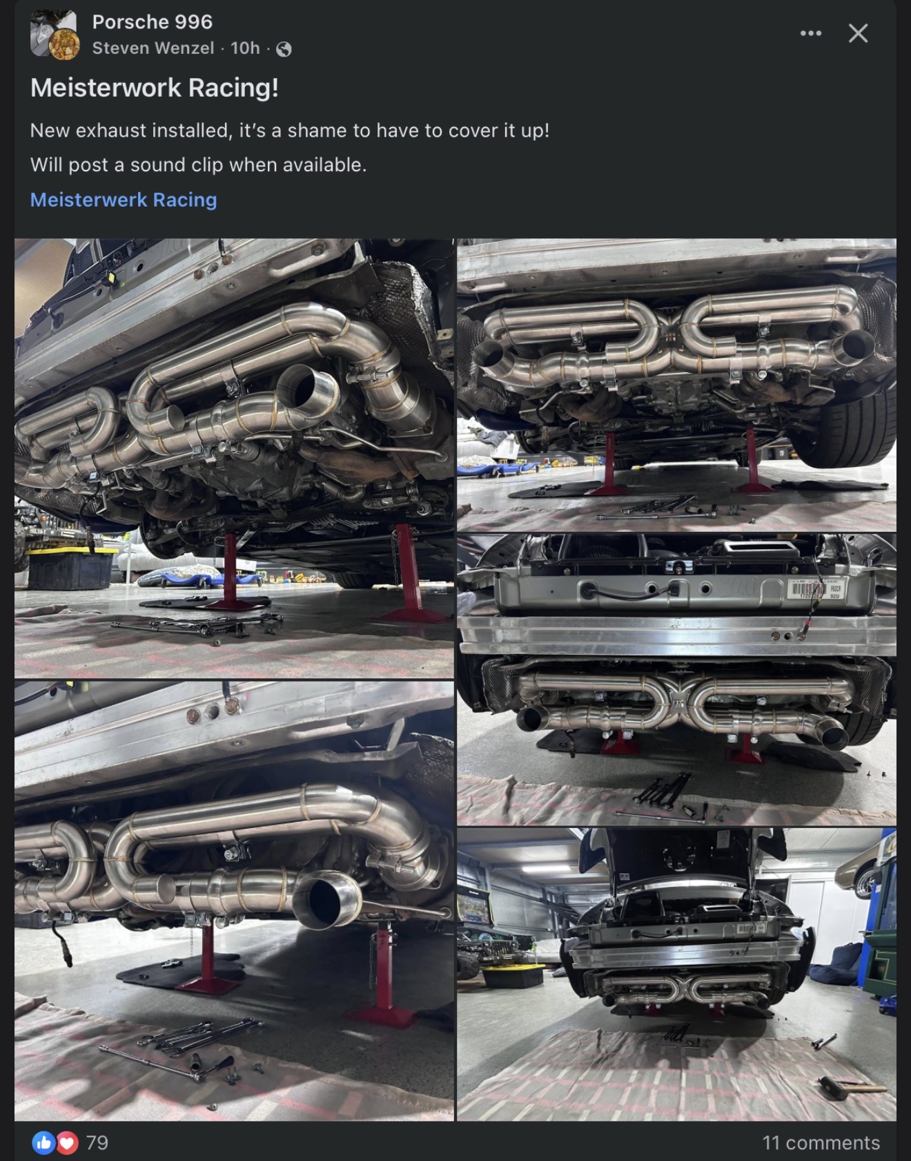 996 Turbo exhaust install